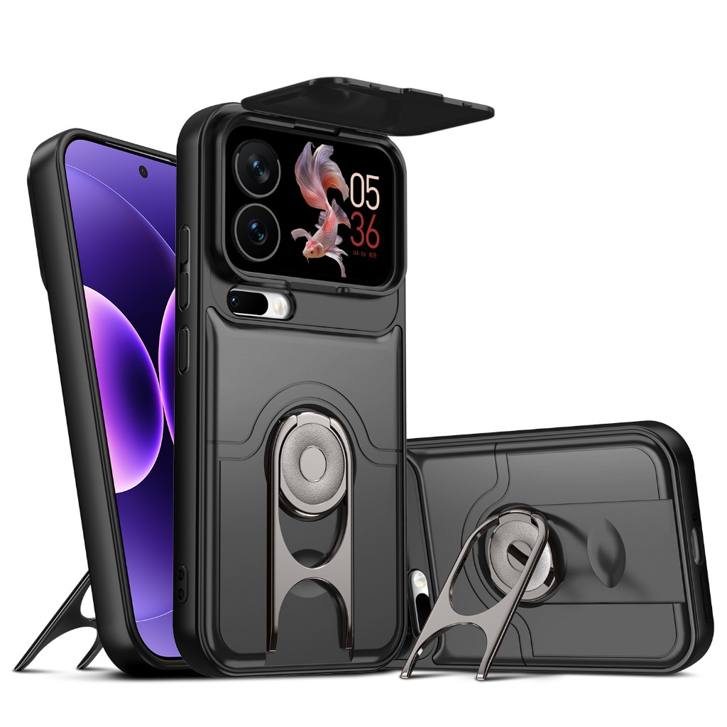Kickstand Adjustable - Slide Camera Lens Protector Phone Case