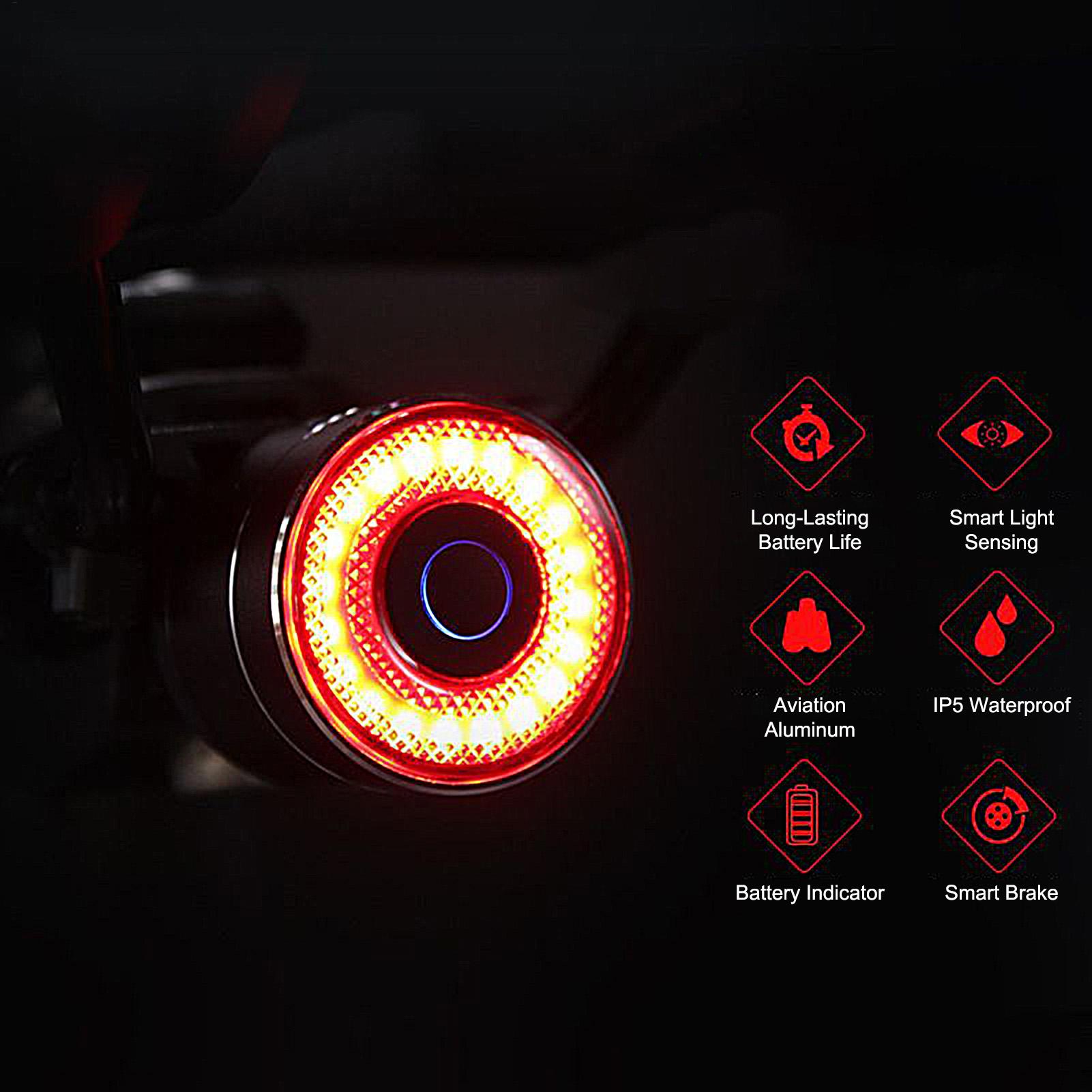 Bicycle Brake Light Smart Bike - Cycling Commute 评论和价格