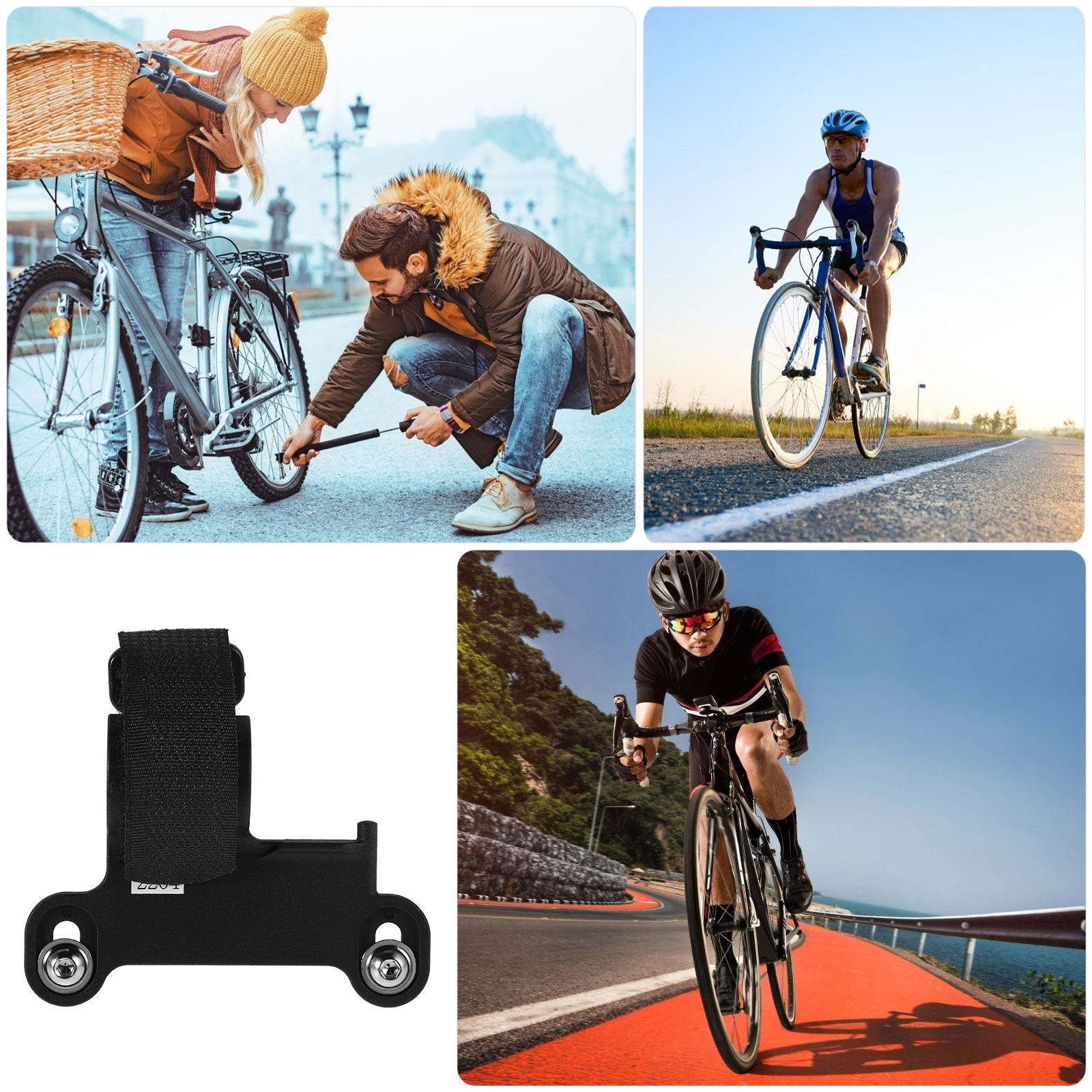 Compact Bike Pump Holder Nylon - Bike Pump Frame Mount 评论和价格