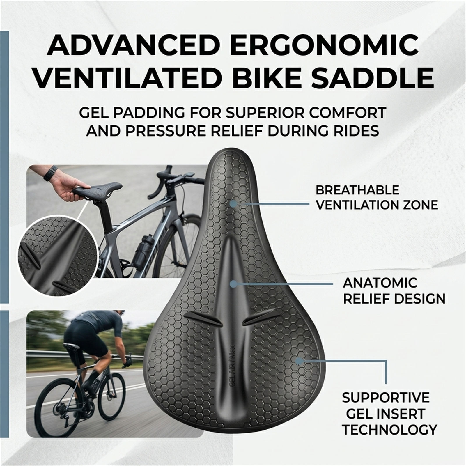 Silicone Bicycle Seat Cover Th - Cycling Commute 评论和价格