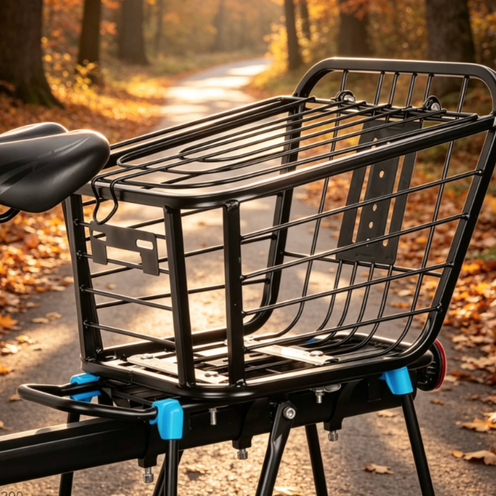 Folding Rear Bike Basket Folda - Cycling Commute 评论和价格