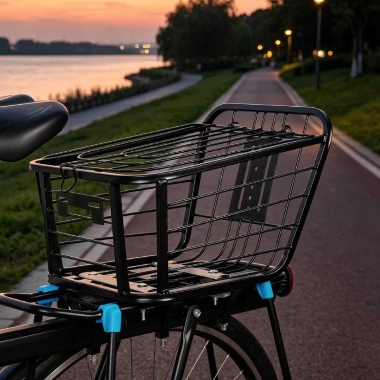 Folding Rear Bike Basket Folda - Cycling Commute 评论和价格