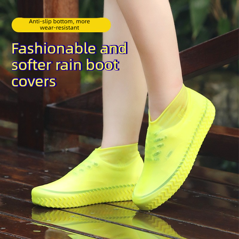 Thick Silicone Rain Boot Cover - Waterproof Cycling Commute 评论和价格