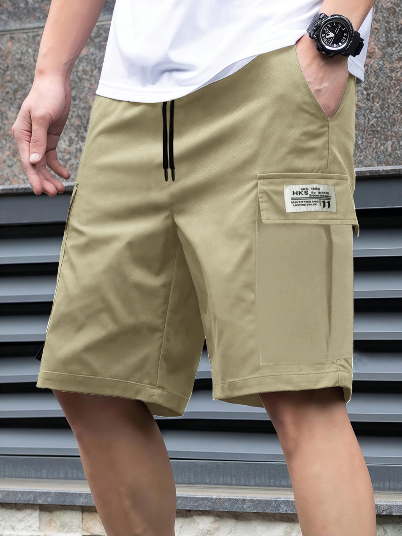 Men's Plain Casual Sports Shor - Cycling Shorts For Commute 评论和价格