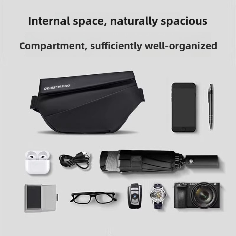 Magnetic Buckle Men Crossbody  - Cycling Commute 评论和价格